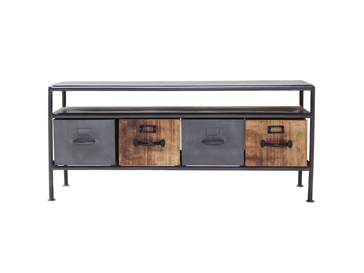 IRON WOODEN TV BOARD / アイアン ウッデン TVボード