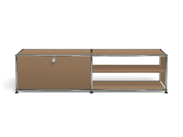 USM Haller  TV Board / USMハラー テレビボード  W / D / H：1523 / 373 / 390mm  ドロップダウンドア × 1、ディバイダーシェルフ × 1