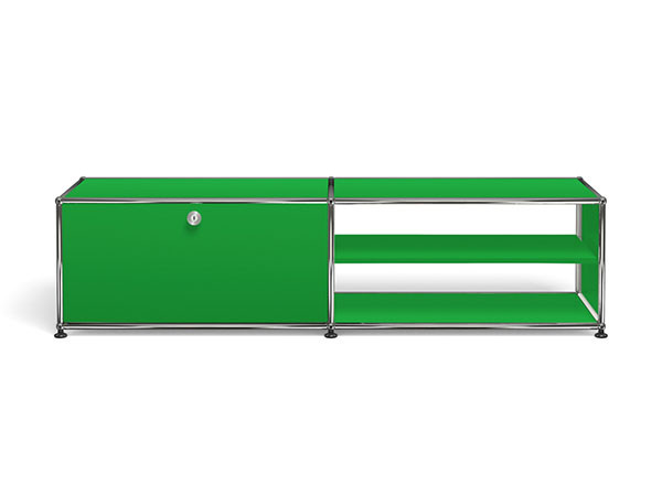 USM Haller  TV Board / USMハラー テレビボード  W / D / H：1523 / 373 / 390mm  ドロップダウンドア × 1、ディバイダーシェルフ × 1