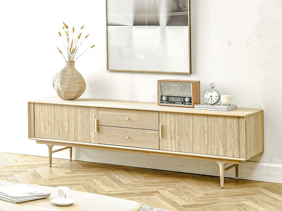 JULIE TV BOARD 2000 WHITE OAK / ジュリー テレビボード 2000（ホワイトオーク）