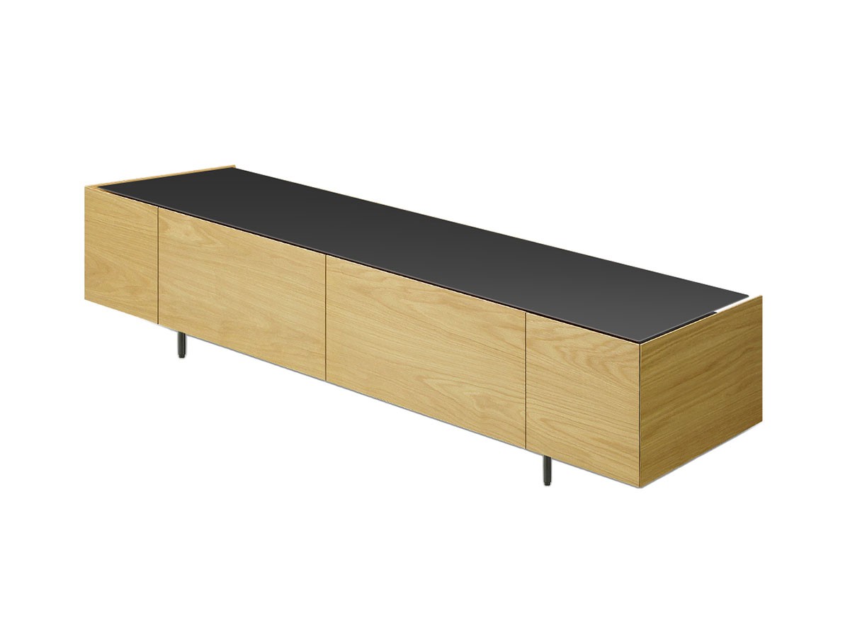 FLOAT TV BOARD / フロート テレビボード ブラックガラス天板